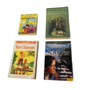 Mark Twain Classics Lot 4 Huck Finn Tom Sawyer